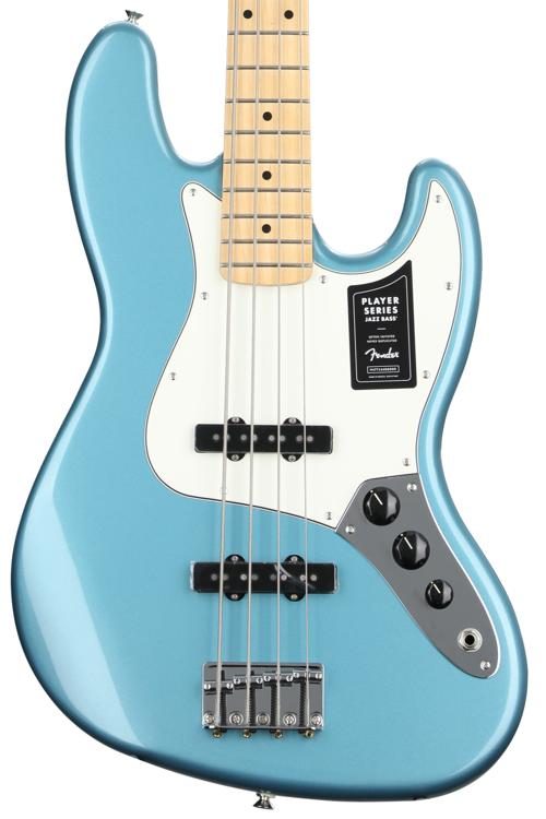 Fender Player Jazz Bass - Tidepool with Maple Fingerboard | Sweetwater