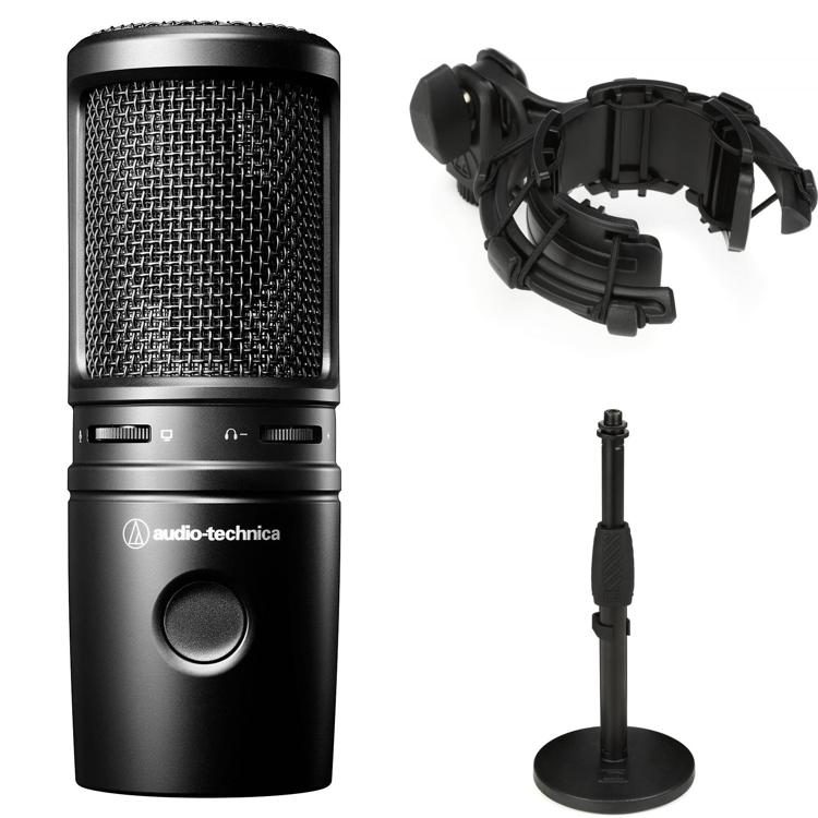 AT2020USB-X Cardioid Condenser USB Stand | Sweetwater