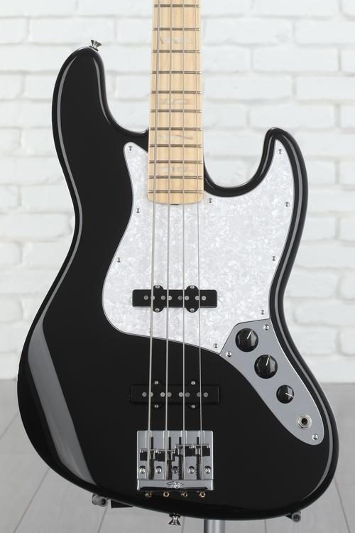 Fender USA Geddy Lee Jazz Bass - Black | Sweetwater