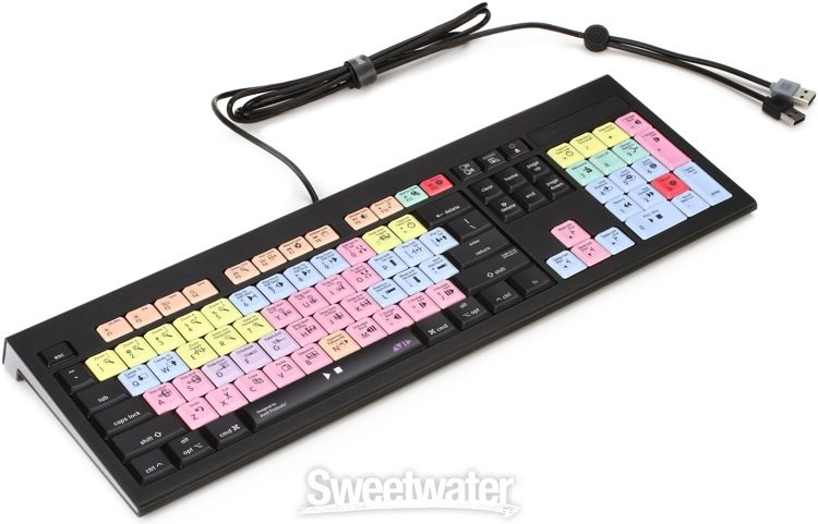 LogicKeyboard Astra Mac Backlit Keyboard - Avid Pro Tools | Sweetwater