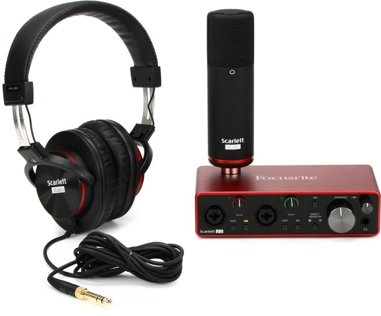 Focusrite Scarlett 2i2 Studio 3rd Gen Recording Bundle | Sweetwater