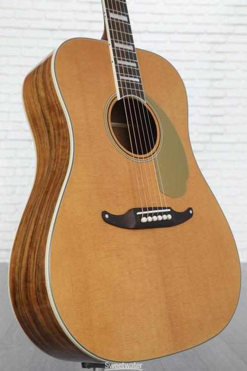 Fender King Vintage Acoustic-electric Guitar - Aged Natural