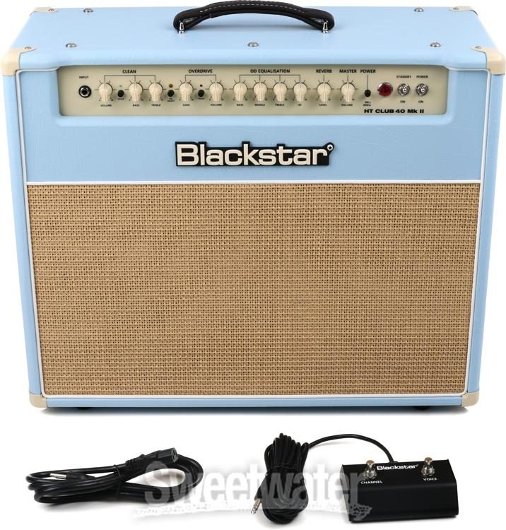 Blackstar HT Club 40 MkII 6L6 1x12 inch 40-watt Combo Amp - Vintage Blue |  Sweetwater