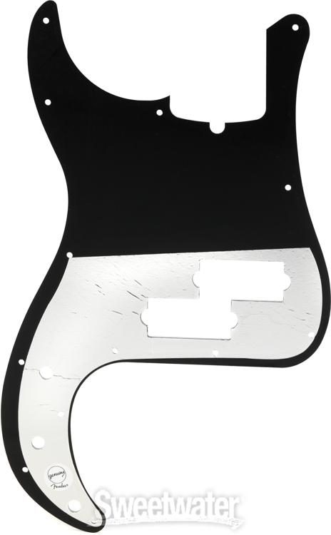 3-Ply Black Fender 099-1352-000 Pickguard with Truss Rod Notch Precision Bass® 13-Hole Mount 