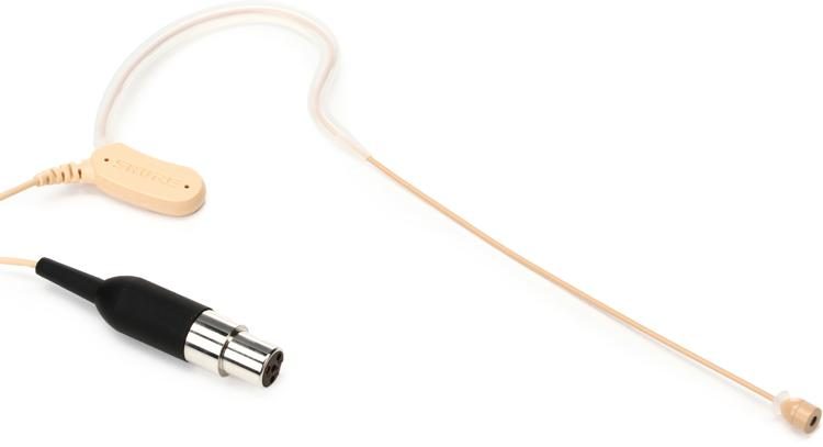 Props wall mount Shure MX153T/O Omnidirectional Earset Microphone for Shure Wireless - Tan |  Sweetwater