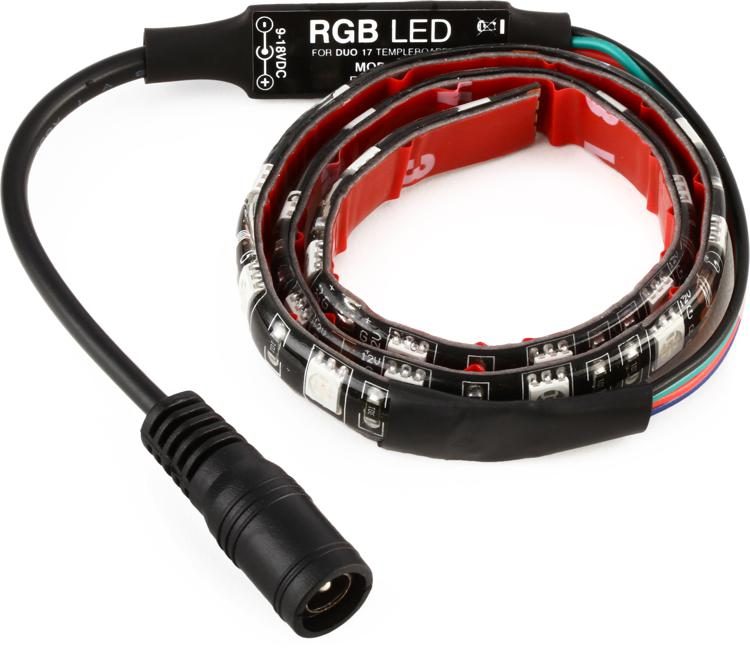 Hardness Reductor Clip butterfly Temple Audio RGB LED Light Strip for DUO 17 | Sweetwater