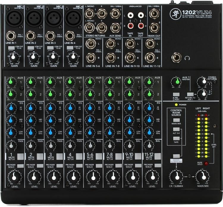 Mackie 1202VLZ4 12-channel Mixer | Sweetwater