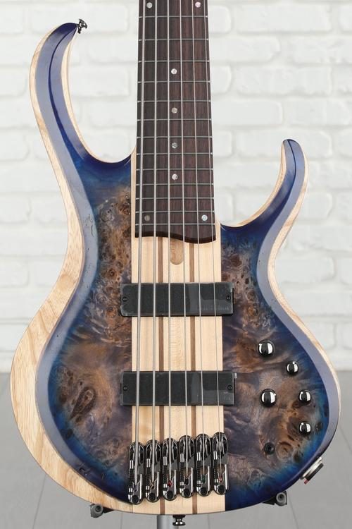 Ibanez Standard BTB846 Bass Guitar - Cerulean Blue Burst Low