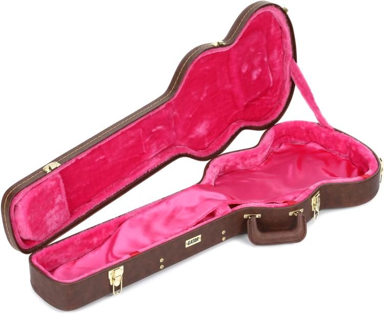 Solid Electric Guitar Case
 - Gator Deluxe Wood Case Electric Solid Guitars Sweetwater
