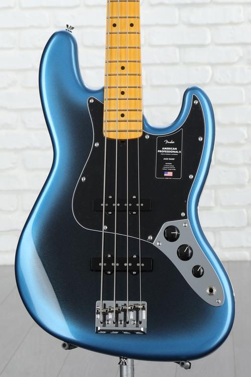 Fender American Professional II Jazz Bass - Dark Night with Maple  Fingerboard