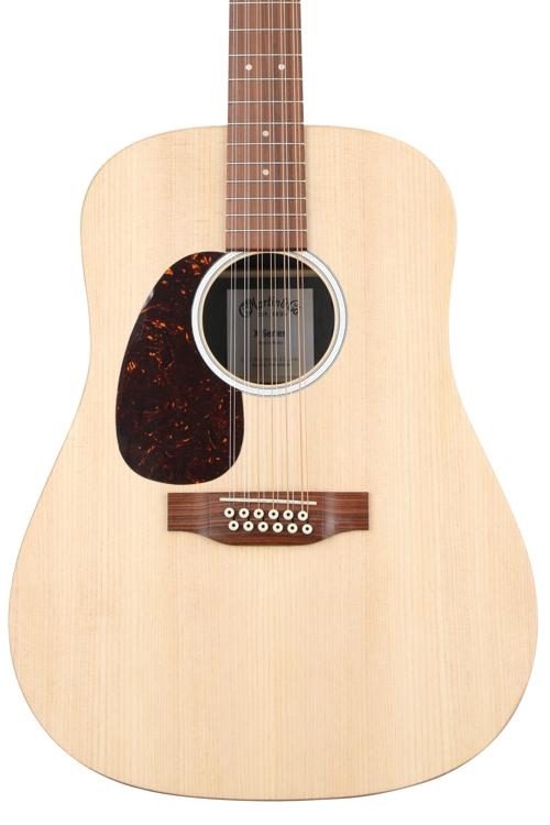 Martin D-X2E 12-String Dreadnought, Left-Handed Acoustic-Electric 