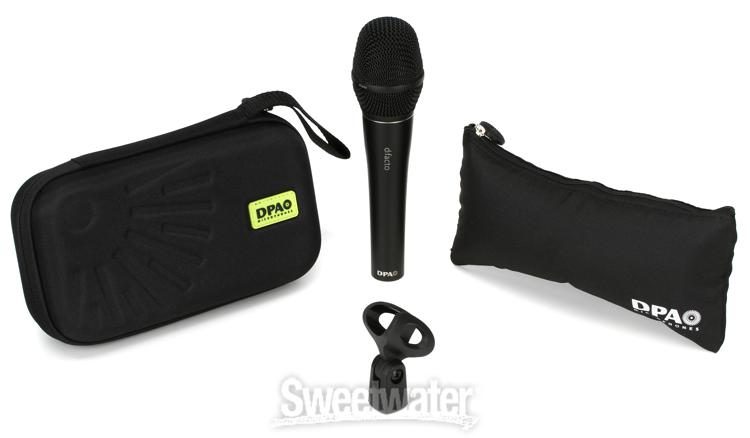 DPA d:facto 4018V Softboost Supercardioid Condenser Microphone with Wired  DPA Handle - Black