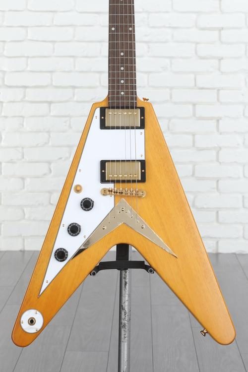 Epiphone 1958 Korina Flying V Left-handed Electric Guitar