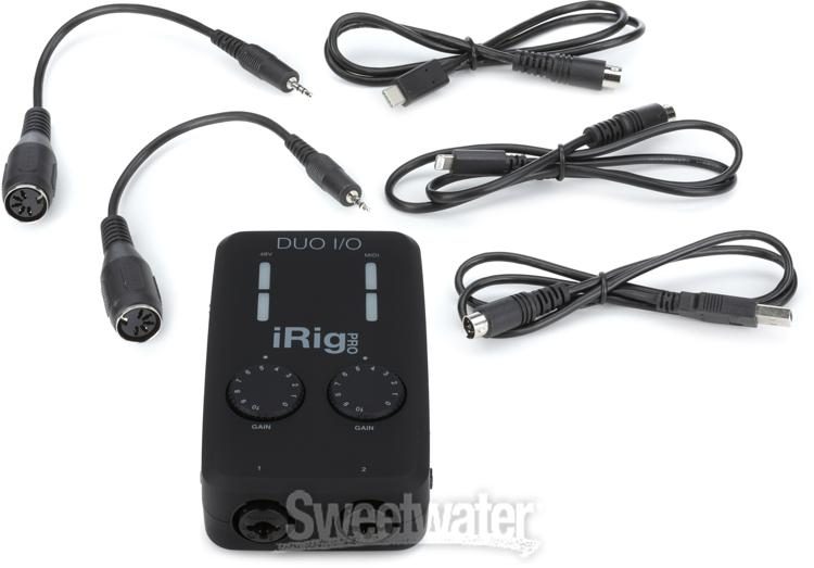 IK Multimedia iRig Pro Duo I/O 2-channel Audio/MIDI Interface for ...