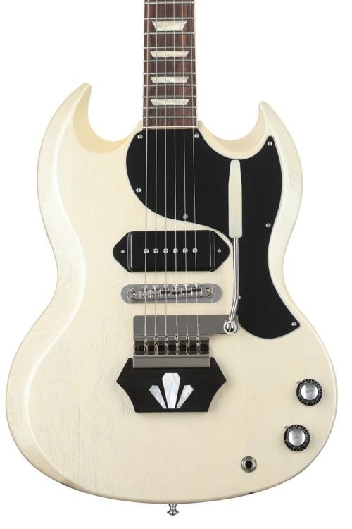 stressende Helt vildt Reskyd Gibson Custom Brian Ray '62 SG Junior - White Fox | Sweetwater