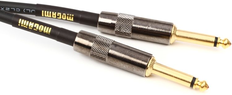 18 Foot Coaxial Audiophile Speaker Cable Pair Custom Made by WORLDS BEST CABLES Using Mogami 3082 Wire & Eminence Gold Plated Banana & Spade Plugs 