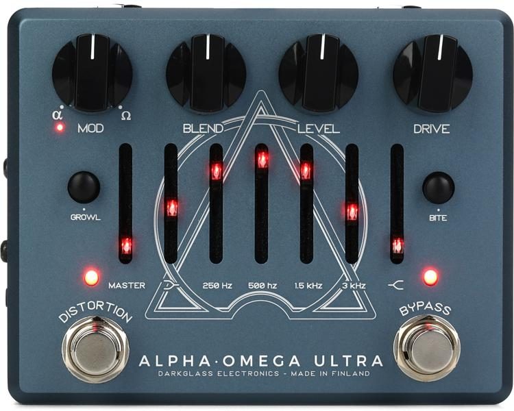 Hymne Arbeid Antagonisme Darkglass Alpha Omega Ultra Dual Bass Preamp/OD Pedal with Aux In |  Sweetwater