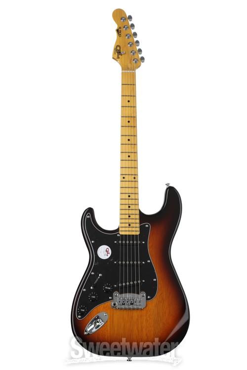 G L Tribute S 500 Left Handed Electric Guitar Tobacco Sunburst Sweetwater