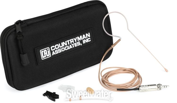 Countryman E6IDW5L2NC Soft E6i Directional Earset With Mm Cable For Pigtail  Leads Transmitters (Light Beige) マイク