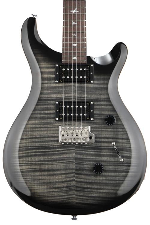PRS SE Custom 24 Electric Guitar - Charcoal Burst | Sweetwater