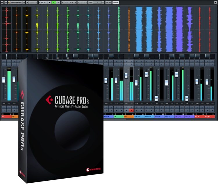 Steinberg Cubase Pro 8 DAW Recording Software (boxed)