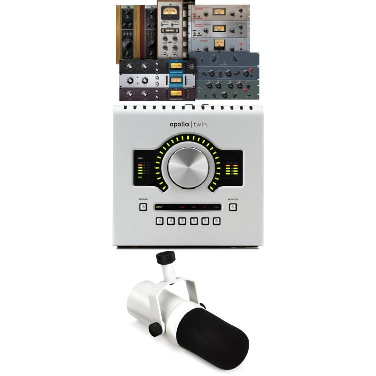 Universal Audio Apollo USB DUO Heritage Edition 10x6 USB Audio Interface and SD-1 Microphone | Sweetwater