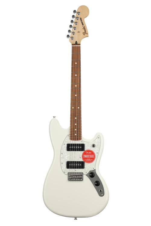 fender mustang guitar white