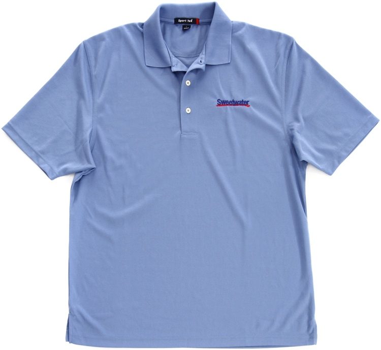 Sweetwater Sport Mesh Polo Shirt - Blueberry, Large