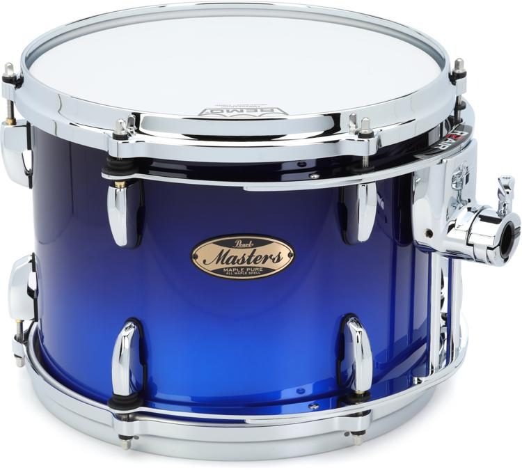 Pearl Masters Maple Pure Tom 9 inches x 12 inches, Kobalt Blue Fade Metallic Sweetwater