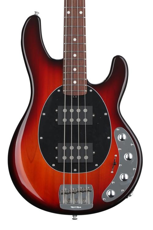 Ernie Ball Music Man StingRay Special 4 HH Bass Guitar - Burnt