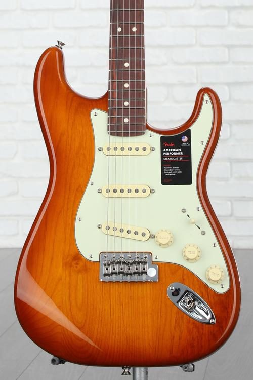 Fender American Performer Stratocaster - Honeyburst with Rosewood ...