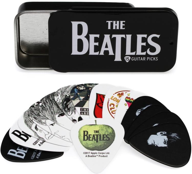 Beatles Sgt Pepper Guitar Picks 10 pack Medium 50th Anniversary D'Addario 