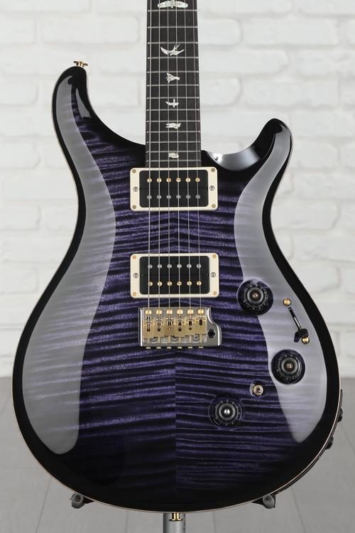 PRS Custom 24 Piezo Electric Guitar - Purple Mist, 10-Top