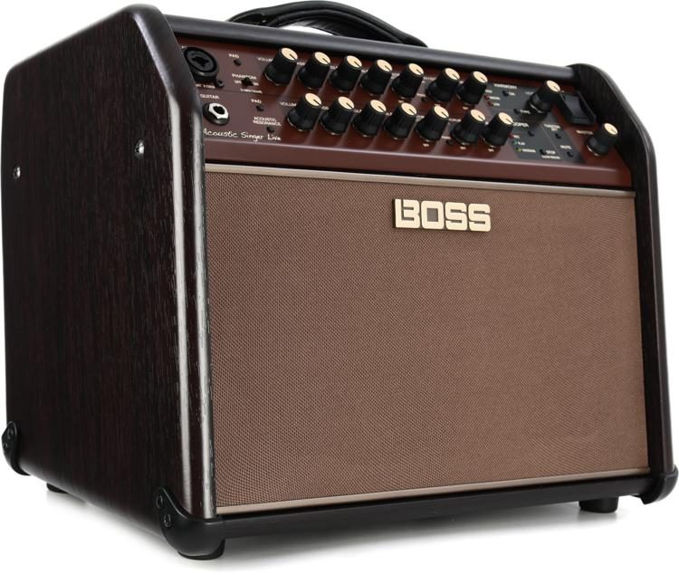 Boss Acoustic Singer Live 60-watt Bi-amp Acoustic Combo with FX | Sweetwater