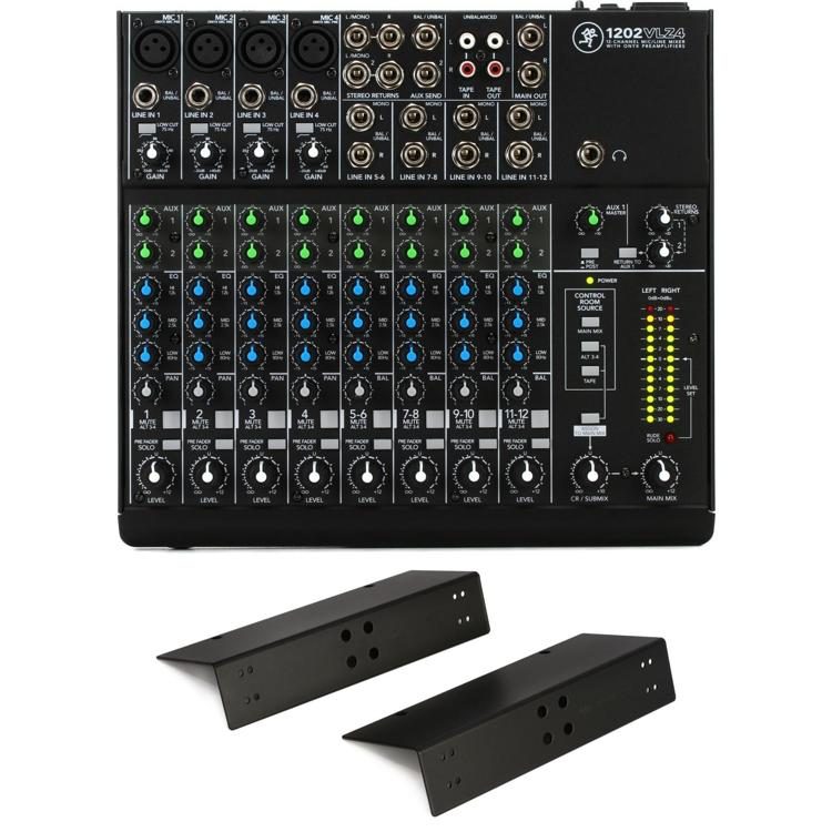 Mackie 1202VLZ4 12-channel Mixer and Rackmount Kit