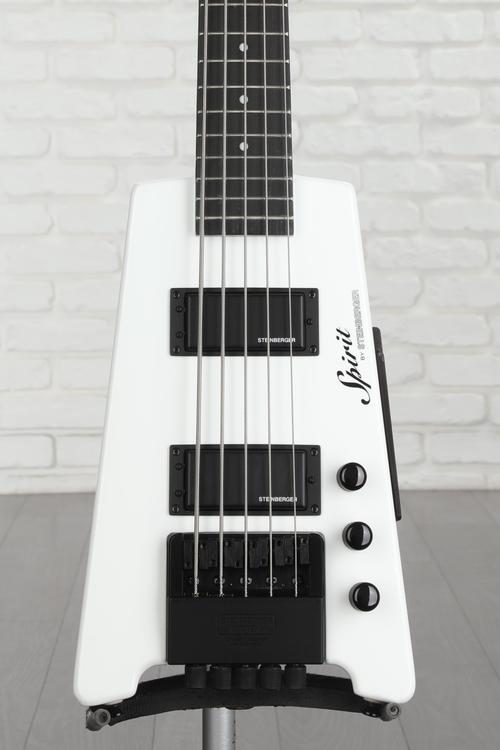 Steinberger Spirit XT-25 5-string Bass Guitar - White