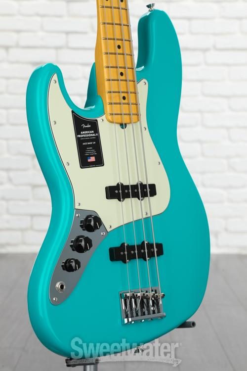 Fender American Professional II Jazz Bass Left-handed - Miami Blue 