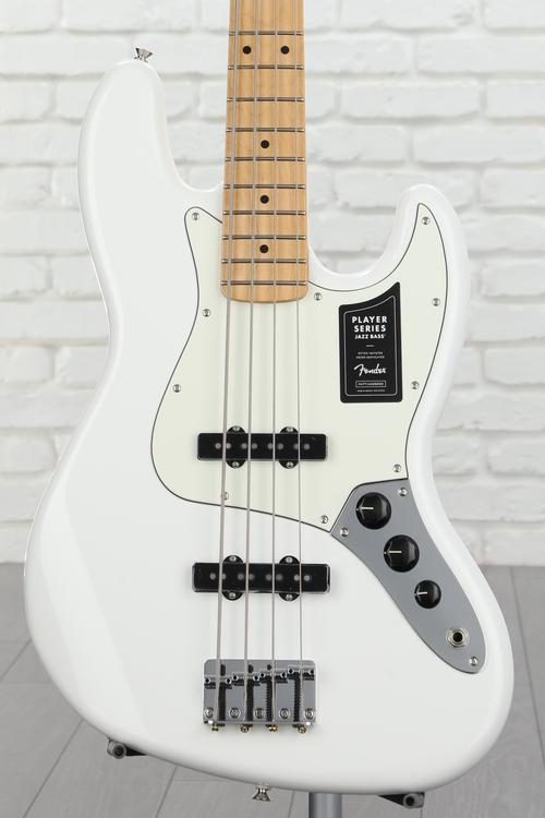 Fender Player Jazz Bass - Polar White with Maple Fingerboard