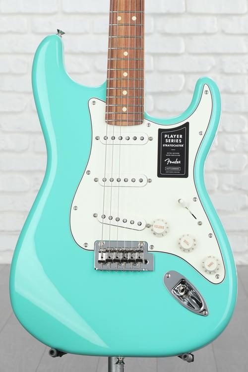 Fender Player Stratocaster Electric Guitar - Sea Foam Green with Pau Ferro  Fingerboard