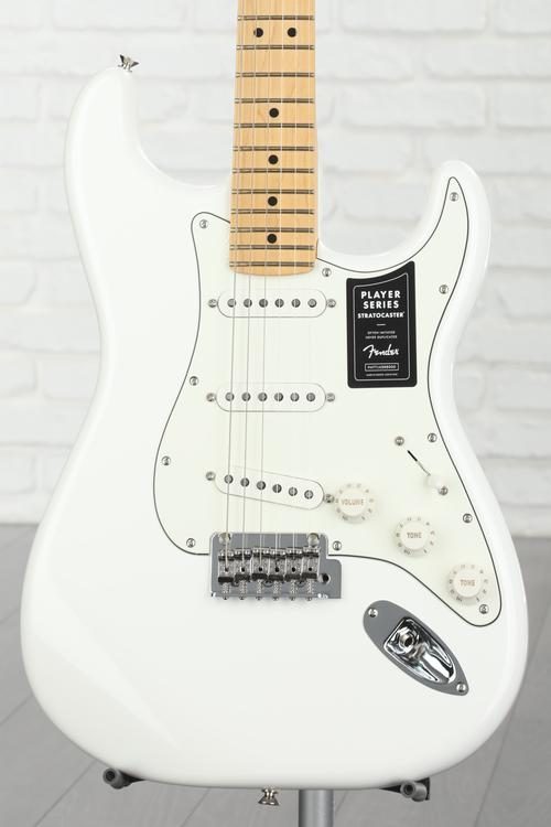 Fender Player Stratocaster - Polar White with Maple Fingerboard ...