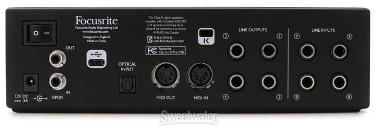 Focusrite 4Pre 18x8 Audio Interface | Sweetwater