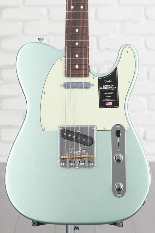 Fender American Professional II Telecaster - Mystic Surf Green with  Rosewood Fingerboard
