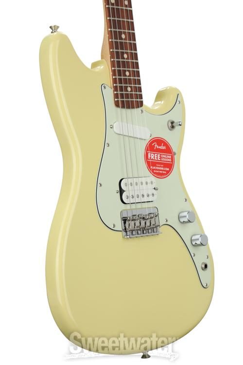 fender duo sonic canary diamond