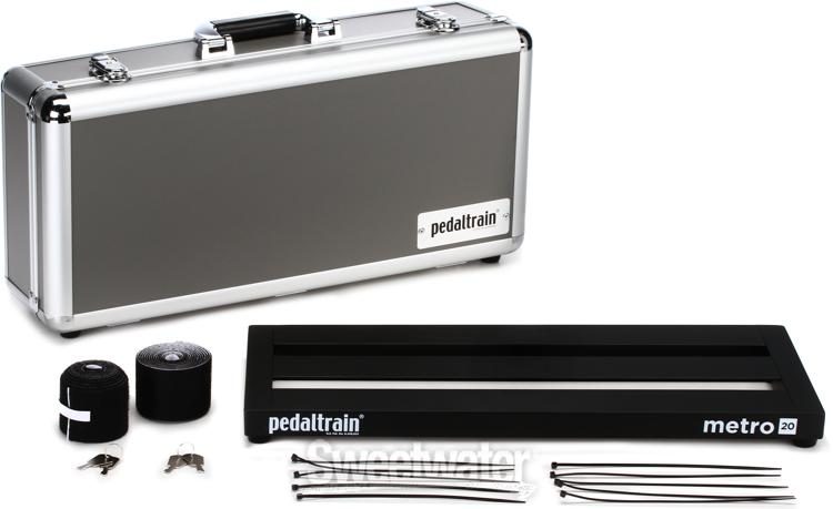 Pedaltrain Metro 20 20-inch x 8-inch Pedalboard with Hard Case 