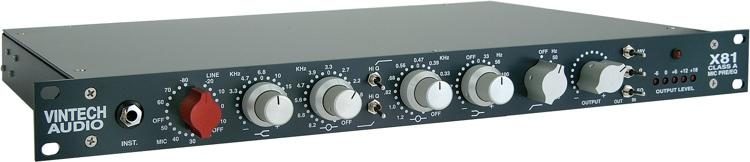 Vintech X81 Microphone Preamp & EQ | Sweetwater