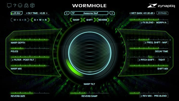 Zynaptiq Wormhole Multi-effects Processing Plug-in | Sweetwater