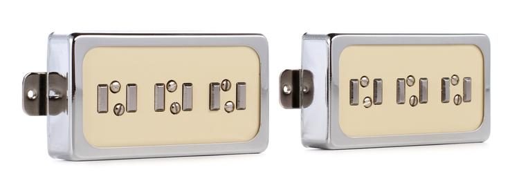 Seymour Duncan Custom Shop Phat Staple P-90 2-piece Pickup Set - Cream with  Nickel Cover