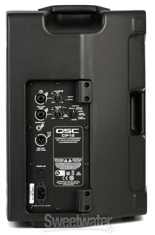 QSC CP12 1000W 12 inch Powered Speaker 