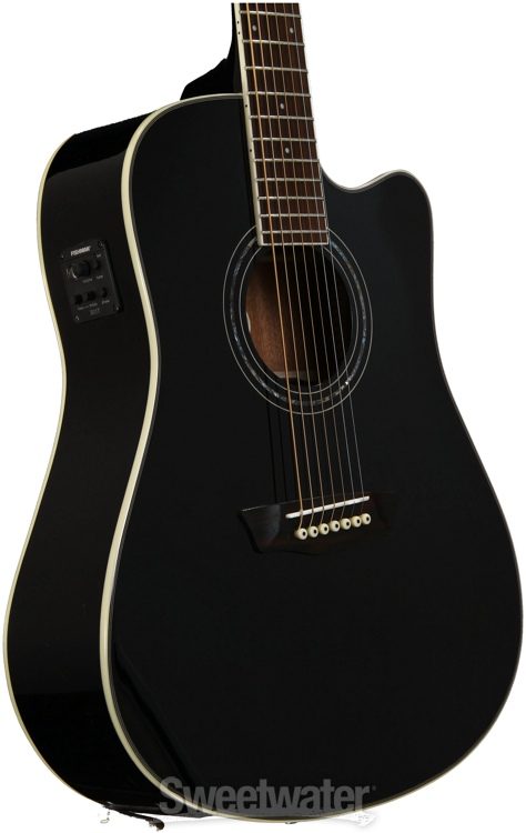 washburn 7 string acoustic guitar