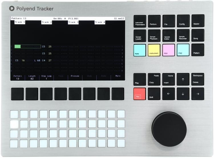 Polyend Tracker Tabletop Sampler, Wavetable Synthesizer and Sequencer  Silver Sweetwater